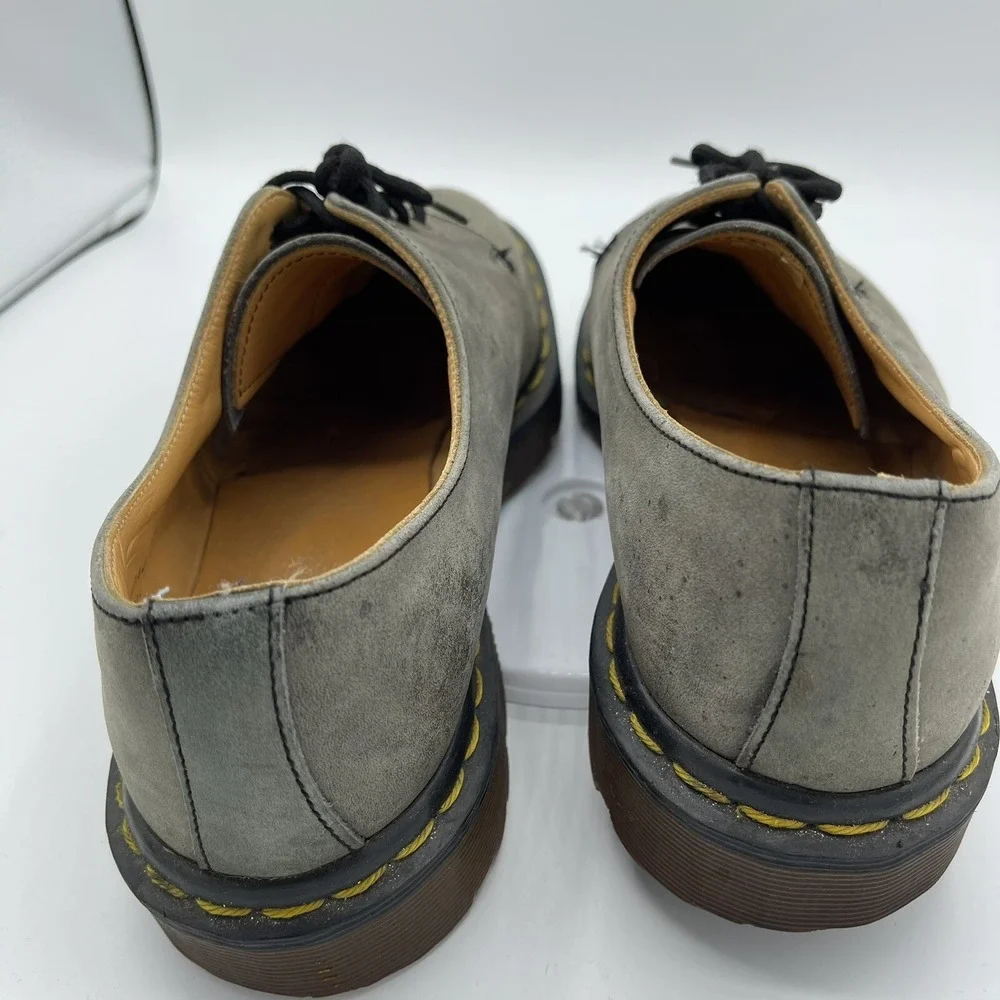 Dr. Marten 1461 Oxford Green Leather Shoe Mens Size‎ 7 Made In England
